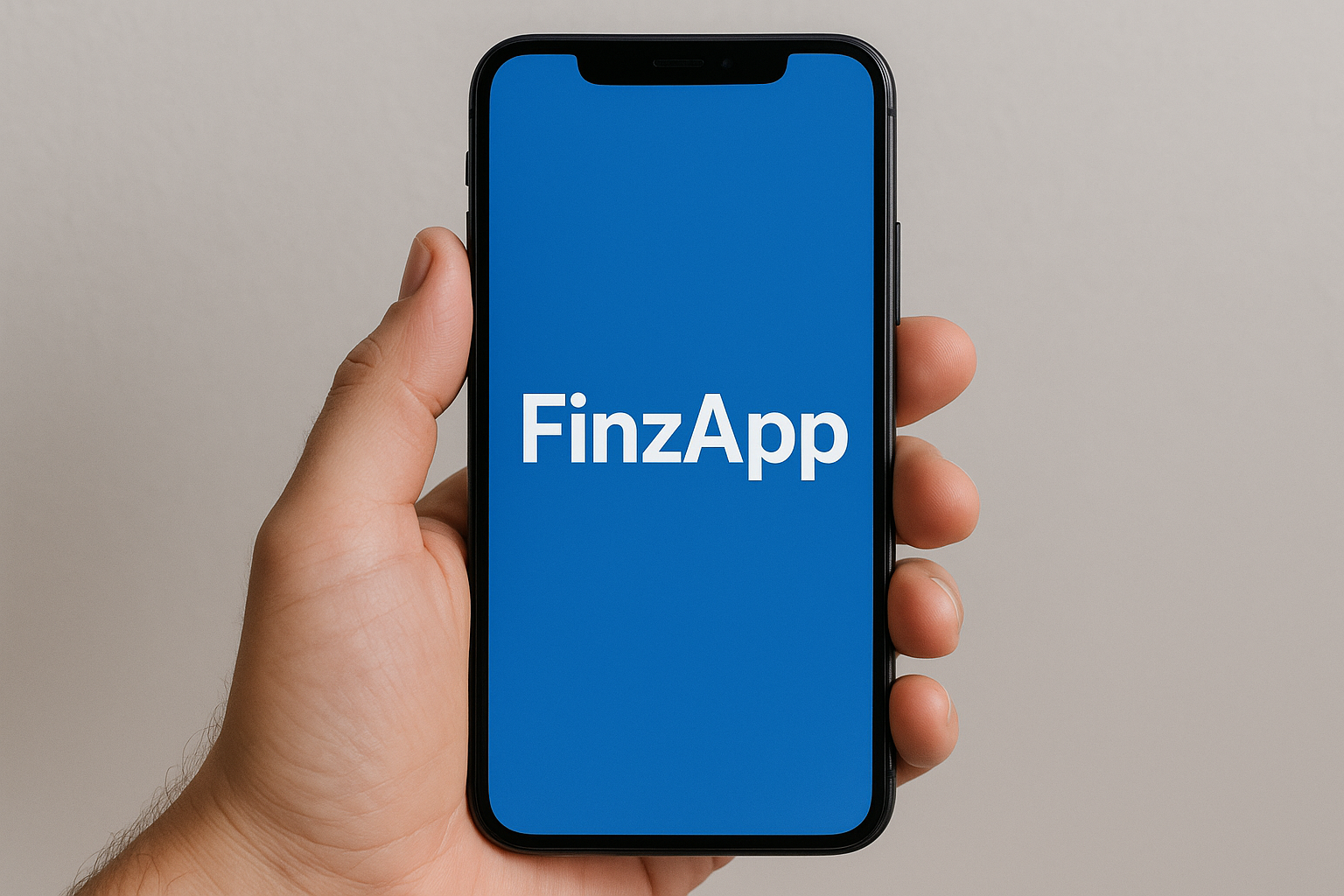 Vista de la app Finzapp en móvil