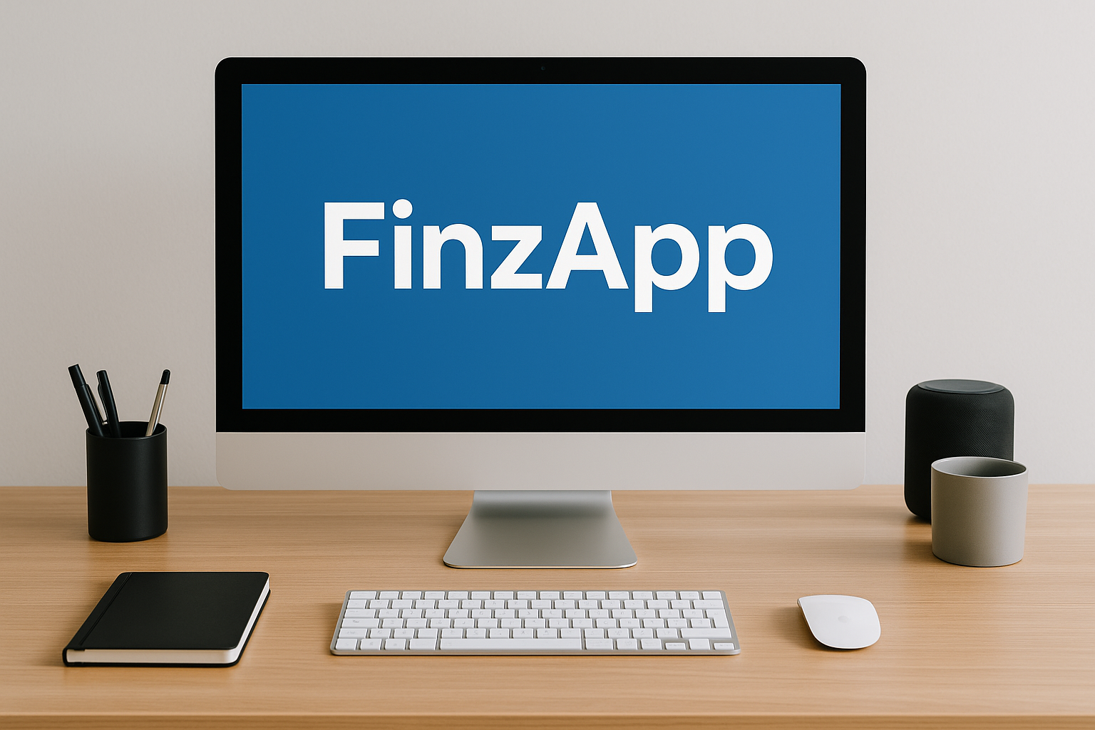 Vista de la app Finzapp en computadora de escritorio