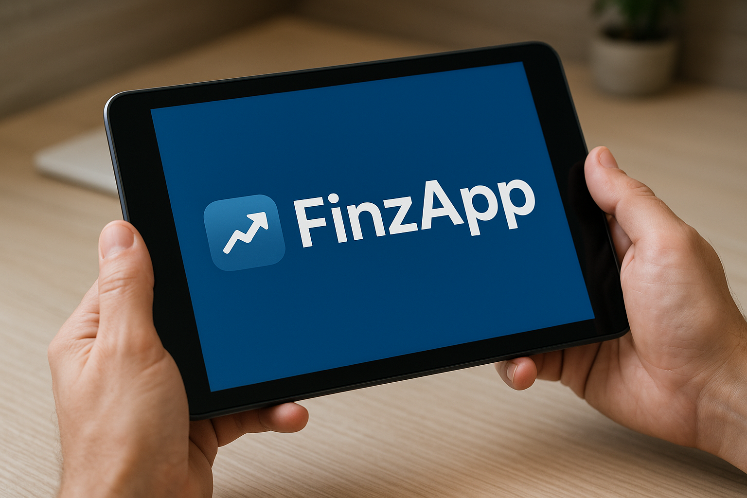 Vista de la app Finzapp en tablet