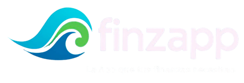 Logo de Finzapp, inicio. Plataforma de finanzas personales.